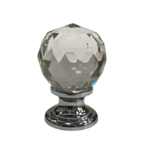 Crystal Handtag för dörr, skåp mm – Diamant – Silver/Guld