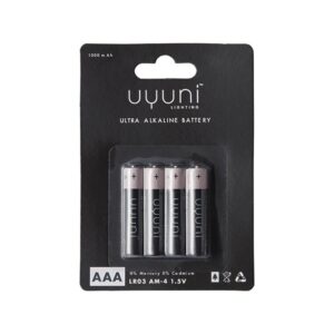 UYUNI – AAA Batteri 4-pack , 1,5V, 1000mAh